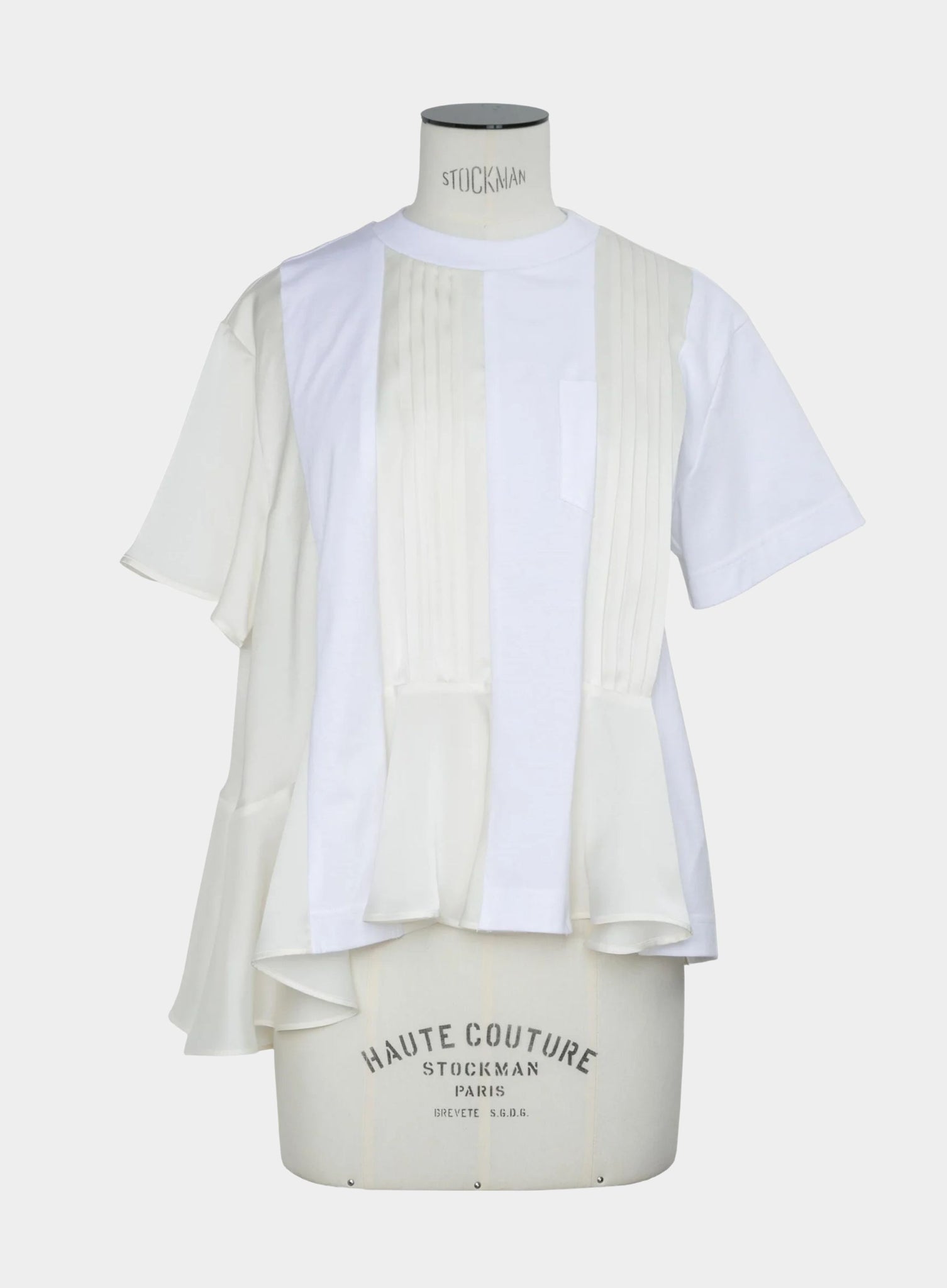 SACAI | Satin x Cotton Jersey T Shirt – Joan Shepp