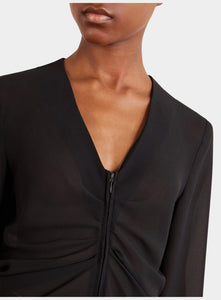 MM6 MAISON MARGIELA | Long Sleeve Zip Front Top – Joan Shepp