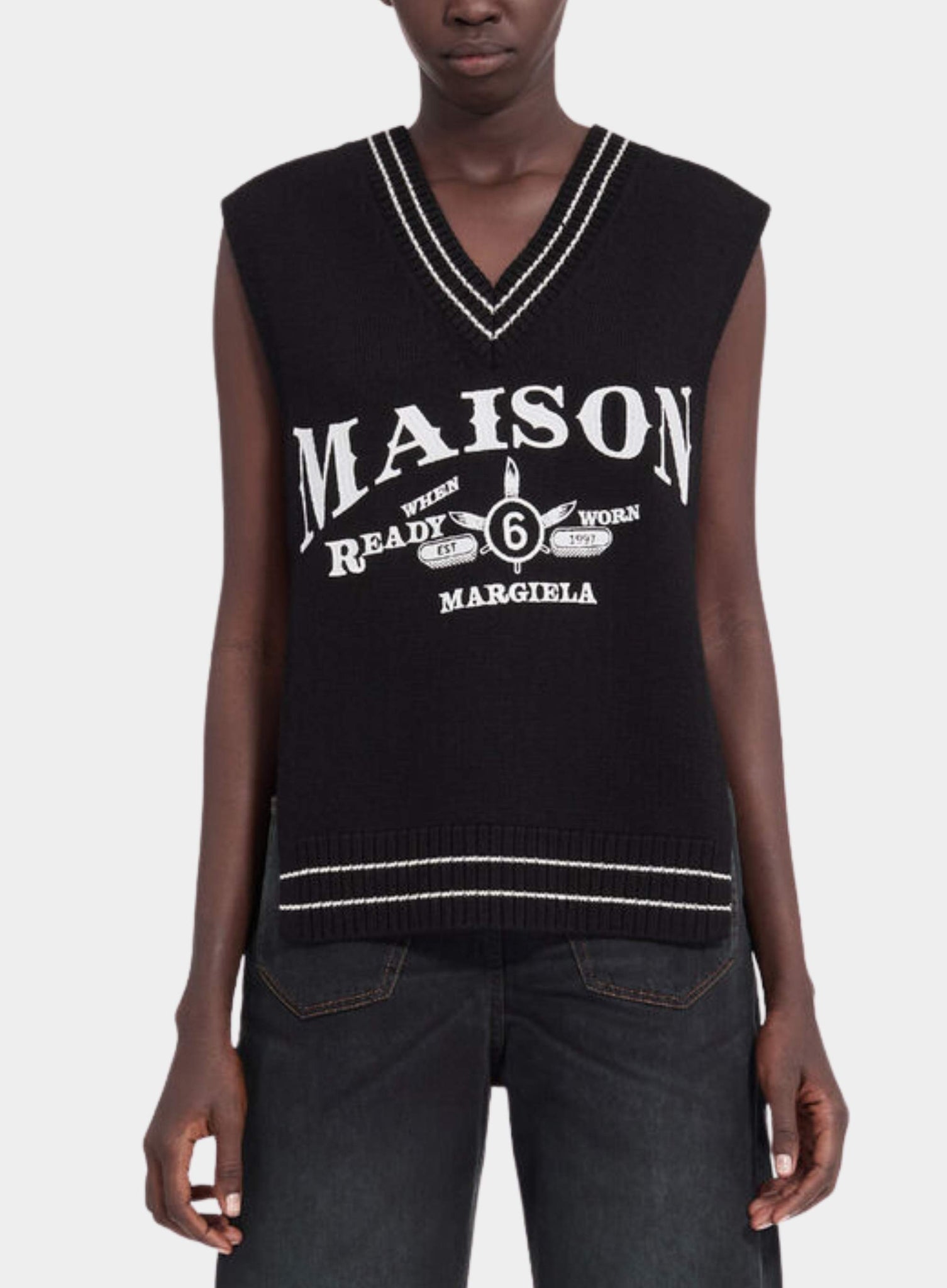 MM6 MAISON MARGIELA | Wool Stole Sweater Vest – Joan Shepp