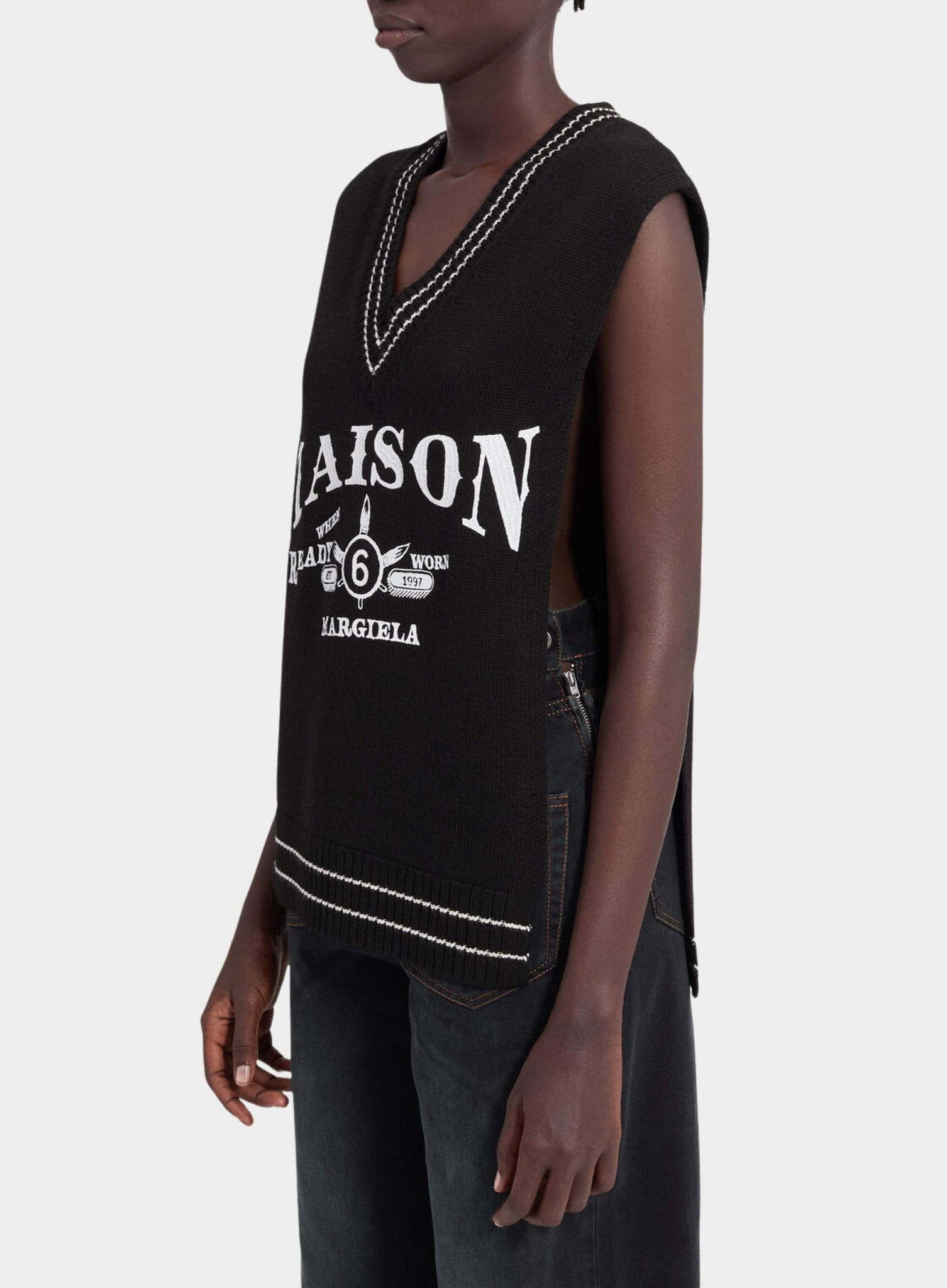 MM6 MAISON MARGIELA | Wool Stole Sweater Vest – Joan Shepp