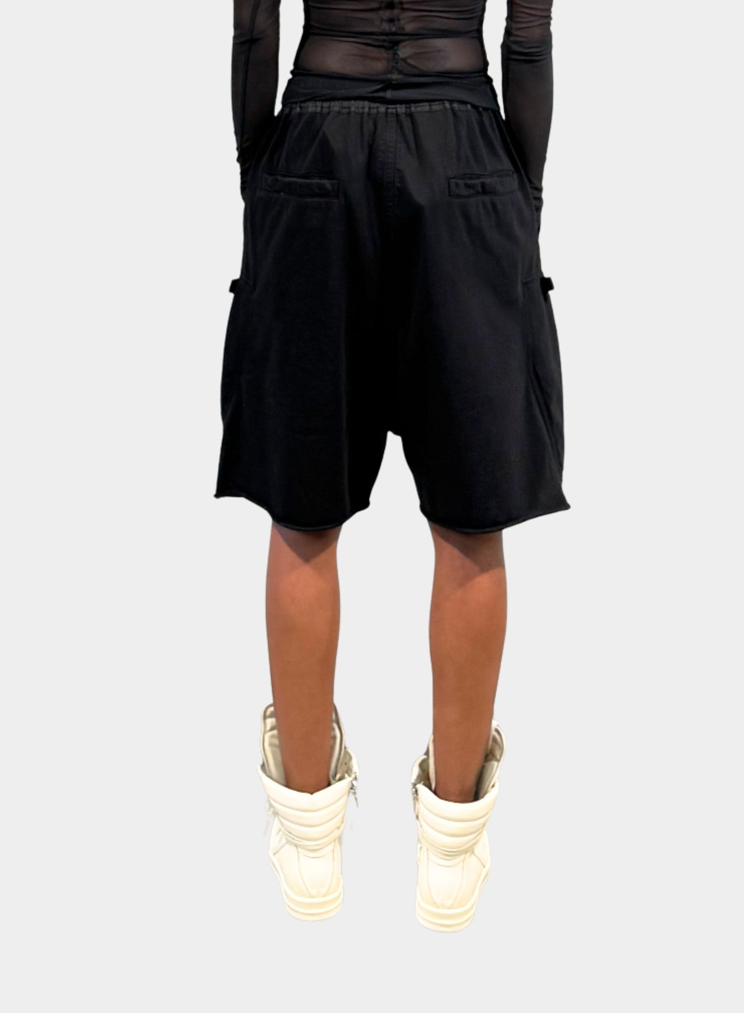 希少 RICK OWENS BAUHAUS POD BLACK WAX 48 RICK OWENS DRKSHDW | Bauhaus Pods Black – Joan Shepp