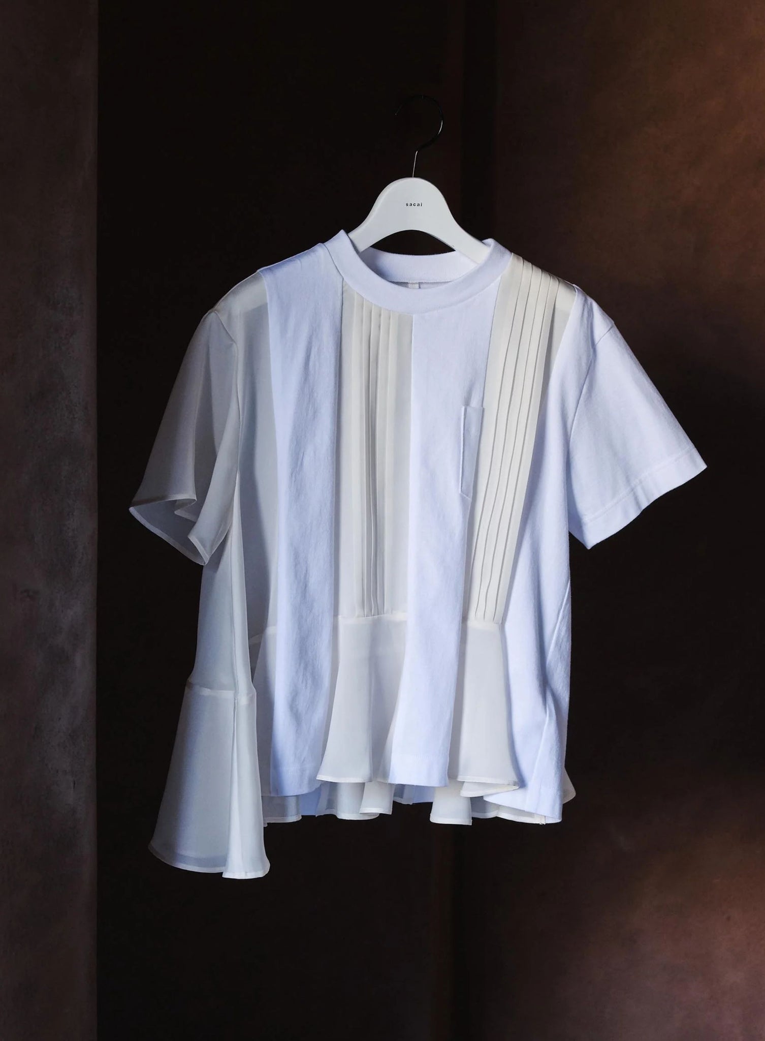 【Sacai】Satin x Cotton Jersey T-Shirt SACAI | Satin x Cotton Jersey T Shirt – Joan Shepp