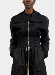 RICK OWENS | Dracucollar Cropped Bomber – Joan Shepp
