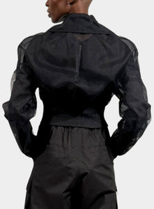 RICK OWENS | Dracucollar Cropped Bomber – Joan Shepp