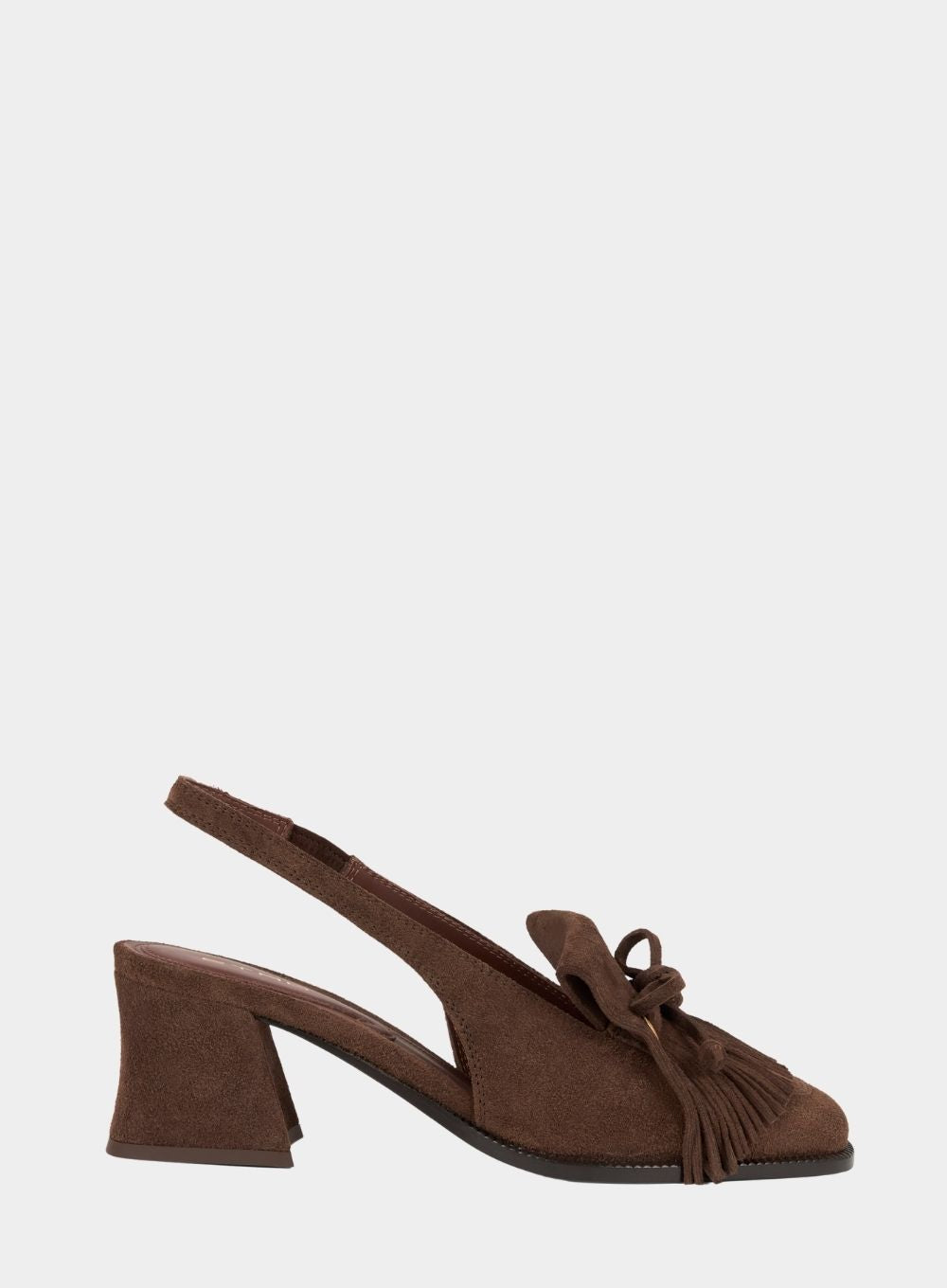 ETRO | Slingback Suede Heeled Loafers with Fringing – Joan Shepp