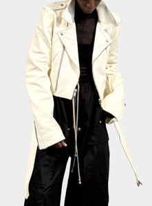 RICK OWENS | Cropped Luke Stooges Leather Jacket – Joan Shepp