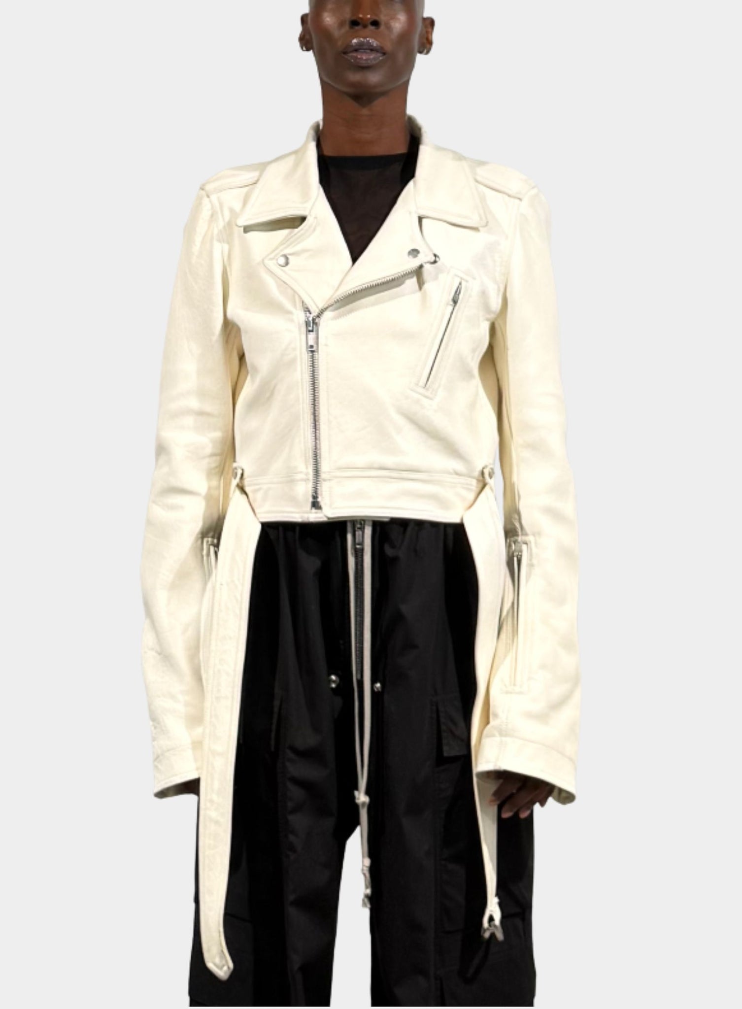 ジャケット・アウター Rick Owens 22SS LUKES STOOGES RICK OWENS | Cropped Luke Stooges Leather Jacket – Joan Shepp