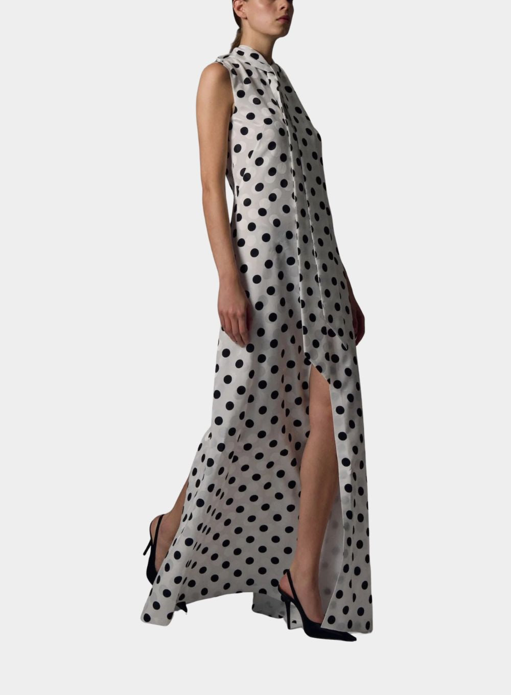 tuxedo maxi dress SA SU PHI this Donna Karan New York coat dress is tailored with a collared V Tuxedo Mermaid Gown With Long