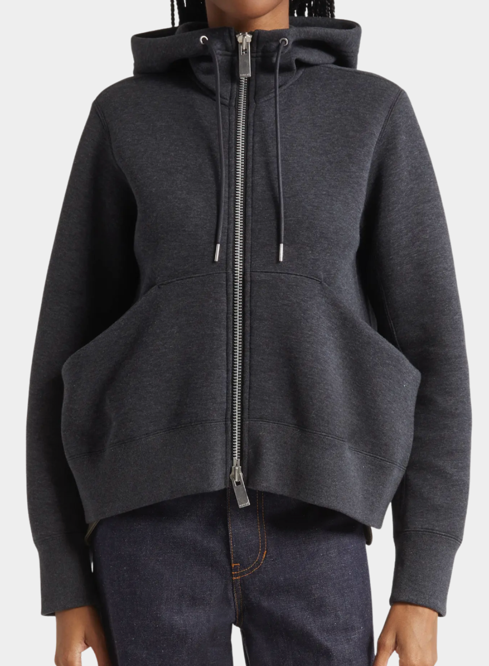 SACAI | Grey Sponge Sweat Hoodie – Joan Shepp