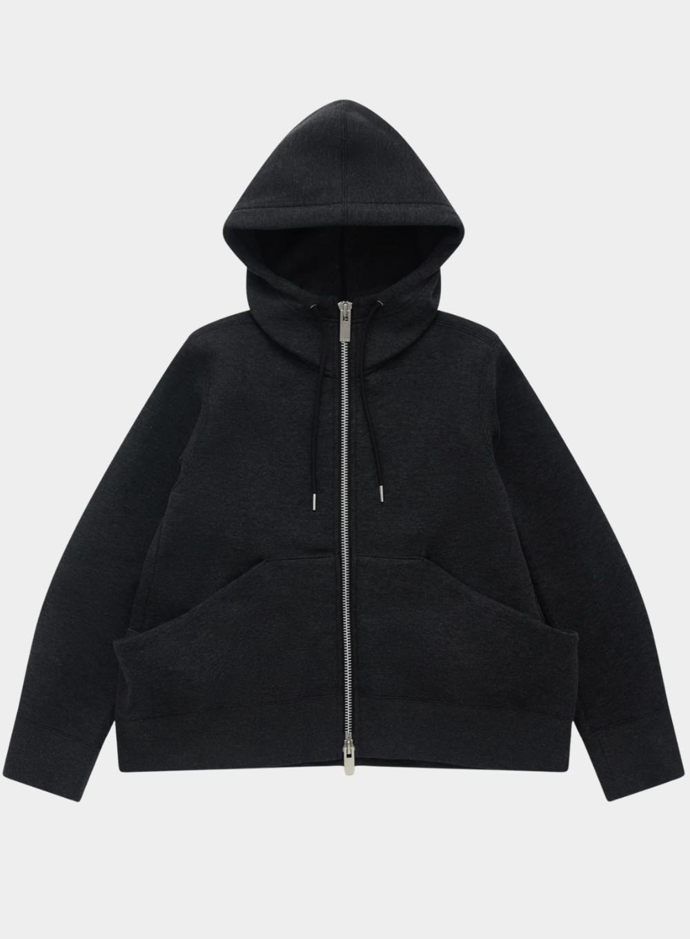 SACAI | Black Sponge Sweat Hoodie
