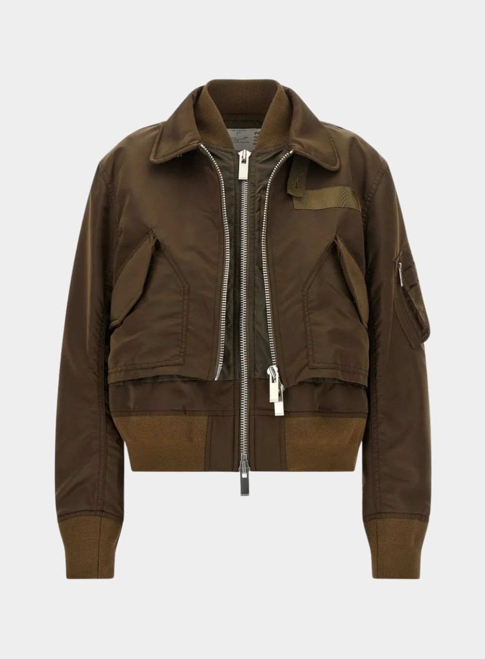 SACAI | Nylon Twill Blouson Brown – Joan Shepp
