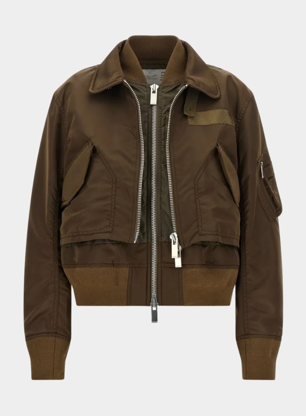 SACAI | Nylon Twill Blouson Brown – Joan Shepp