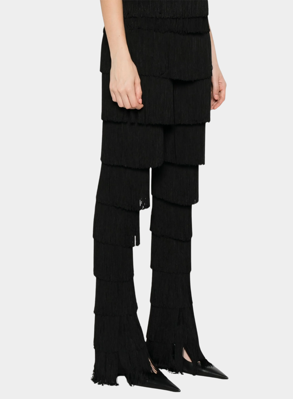 NORMA KAMALI | Fringe Spat Legging