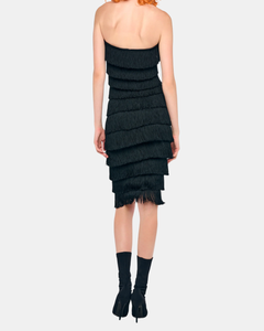 NORMA KAMALI | Sweetheart Fringe Dress  Joan Shepp