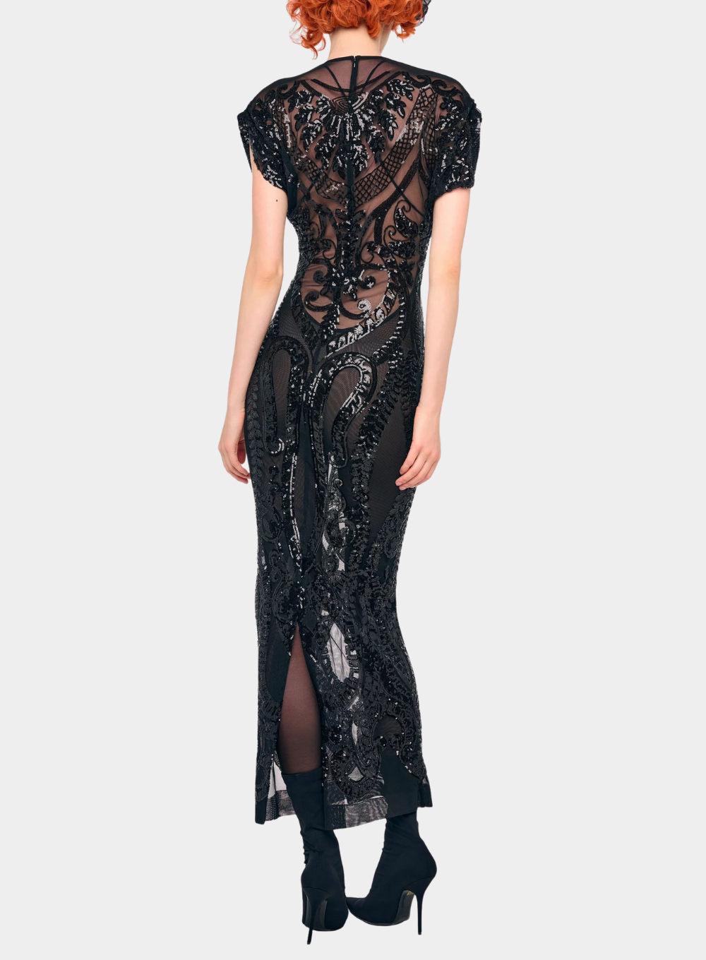 NORMA KAMALI | Cap Sleeve Long Dress