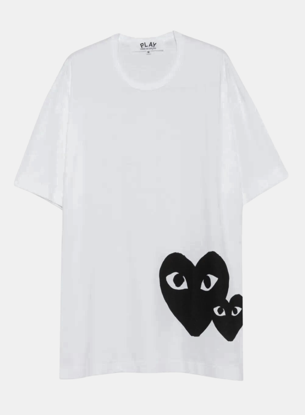 COMME DES GARCONS PLAY | Oversized Logo T-Shirt Black Heart