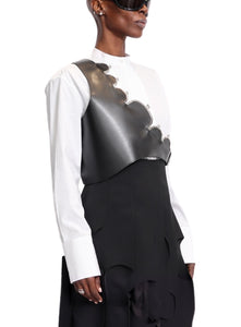 NOIR KEI NINOMIYA | Faux Leather Vest