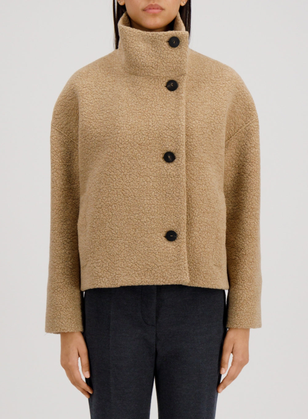 TODAYFUL Standcollar Boucle Jacket 36