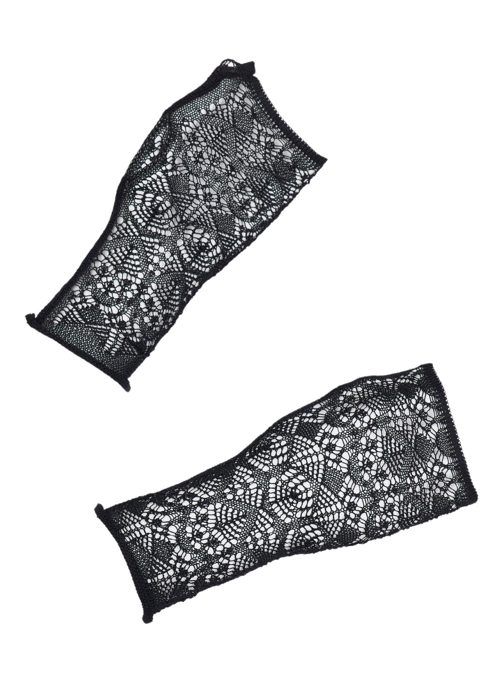 ISABEL BENENATO | Shiny Short Lace Gloves