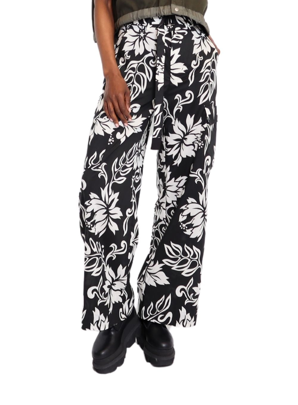 SACAI | Floral Print Pants