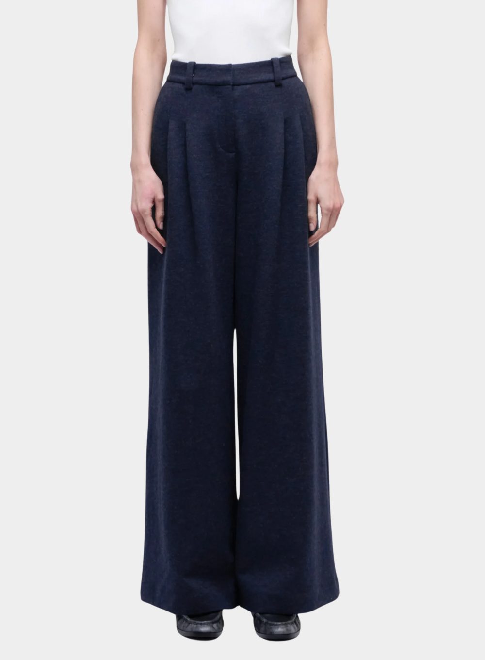 SIMKHAI | Leroy Pleated Wide Leg Pant