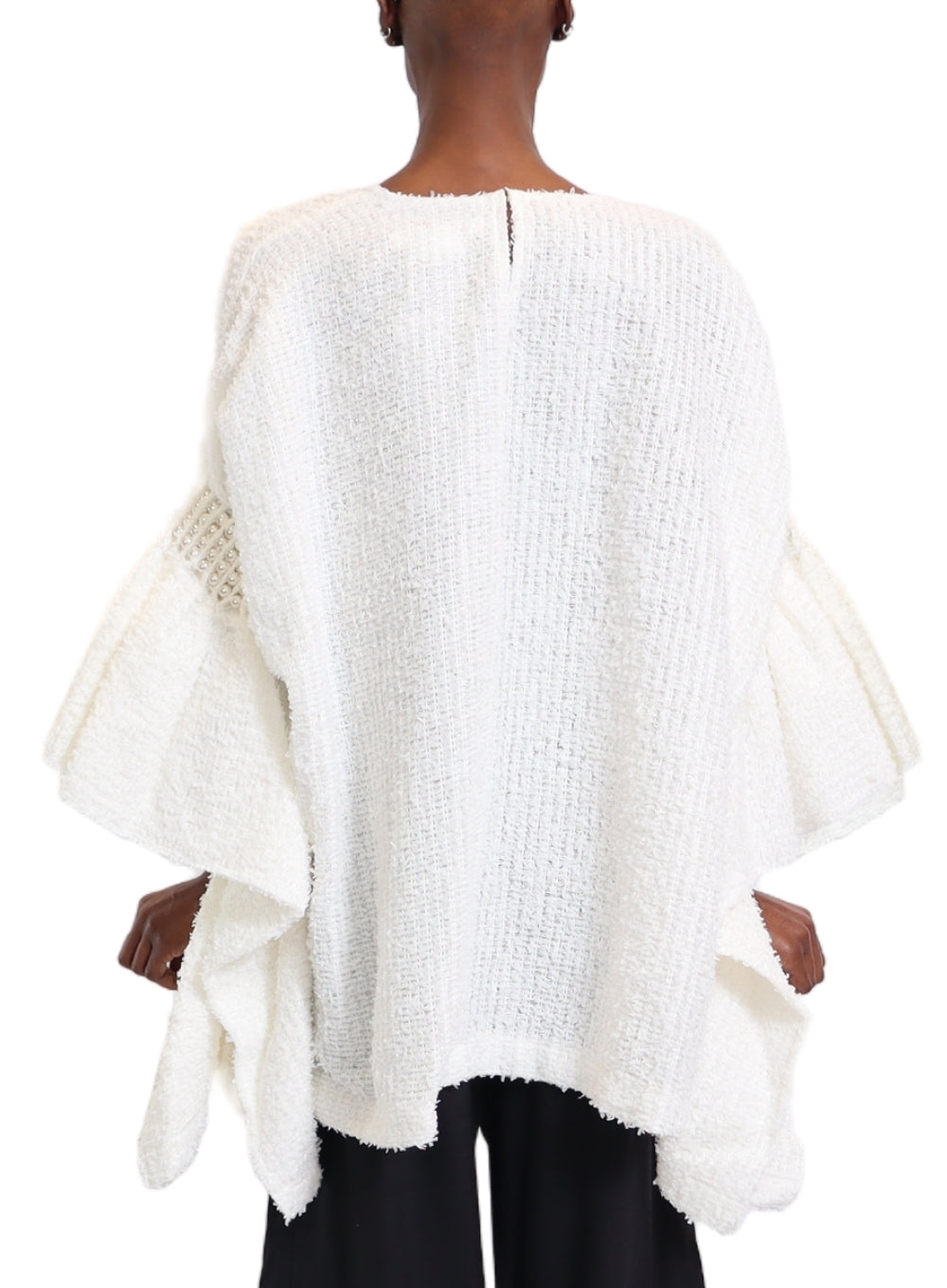 JUNYA WATANABE | Pearl Embellished Tweed Blouse