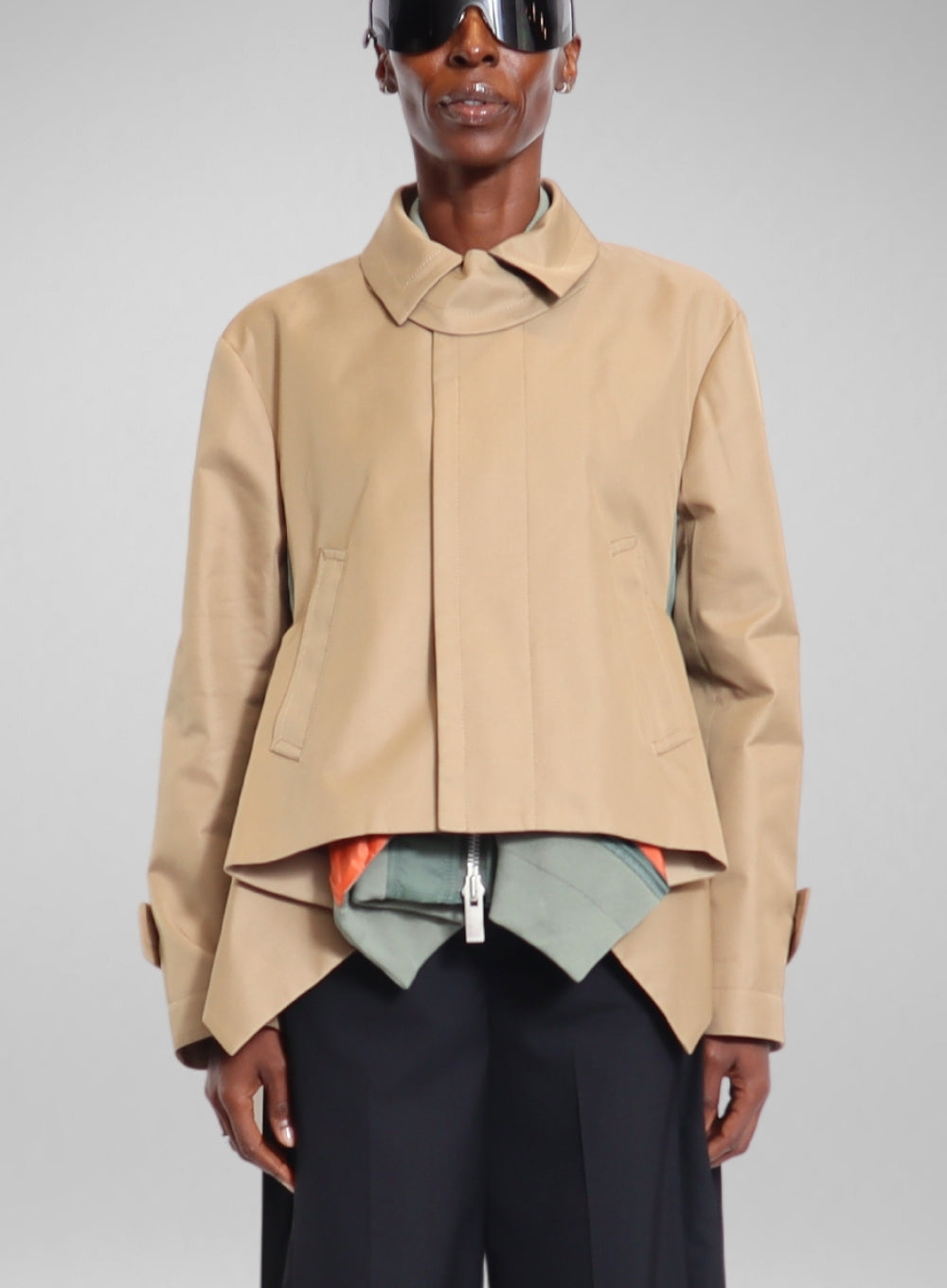 SACAI | Cotton Gabardine Nylon Twill Mix Blouson – Joan Shepp