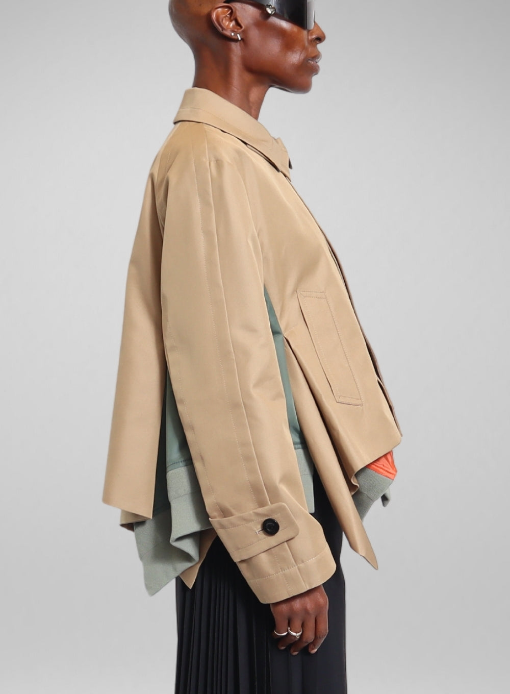 希少 sacai 20SS Nylon Twill Cotton Blouson 【公式通販】