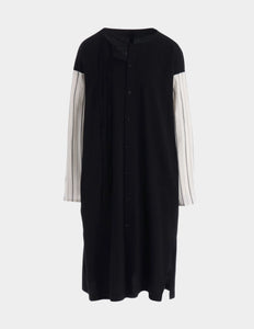 Y's | Combination Henley Collarless Dress  Joan Shepp