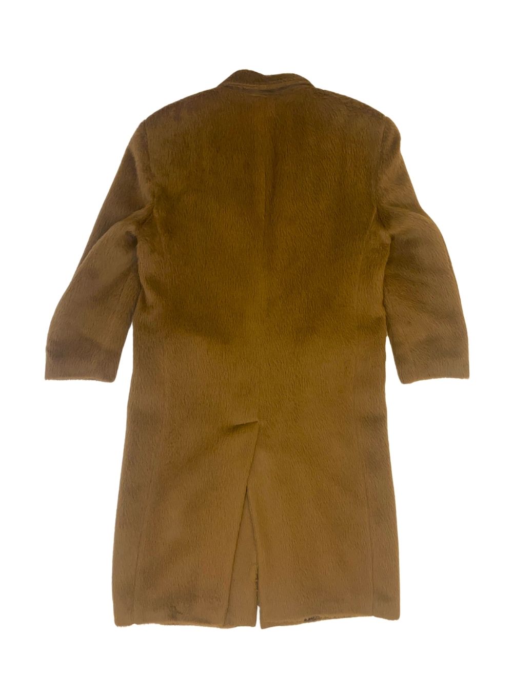 HEVO | Double Breasted Wool Blend Long Coat
