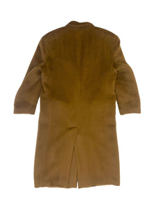 HEVO | Double Breasted Wool Blend Long Coat