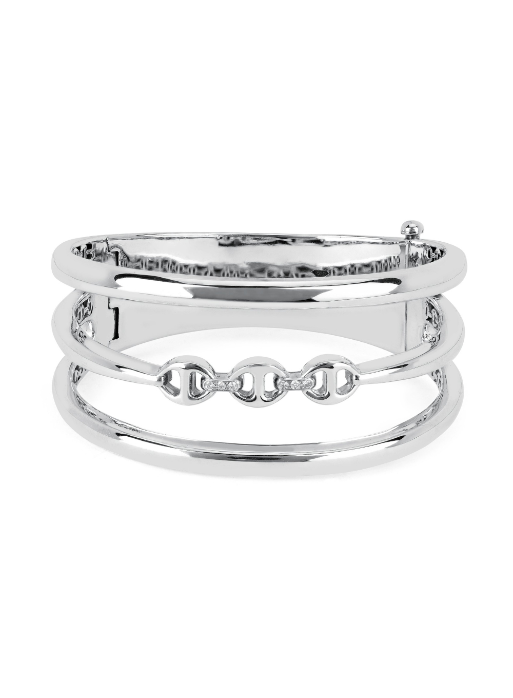 HOORSENBUHS | Asset Cuff with Diamond Bridges