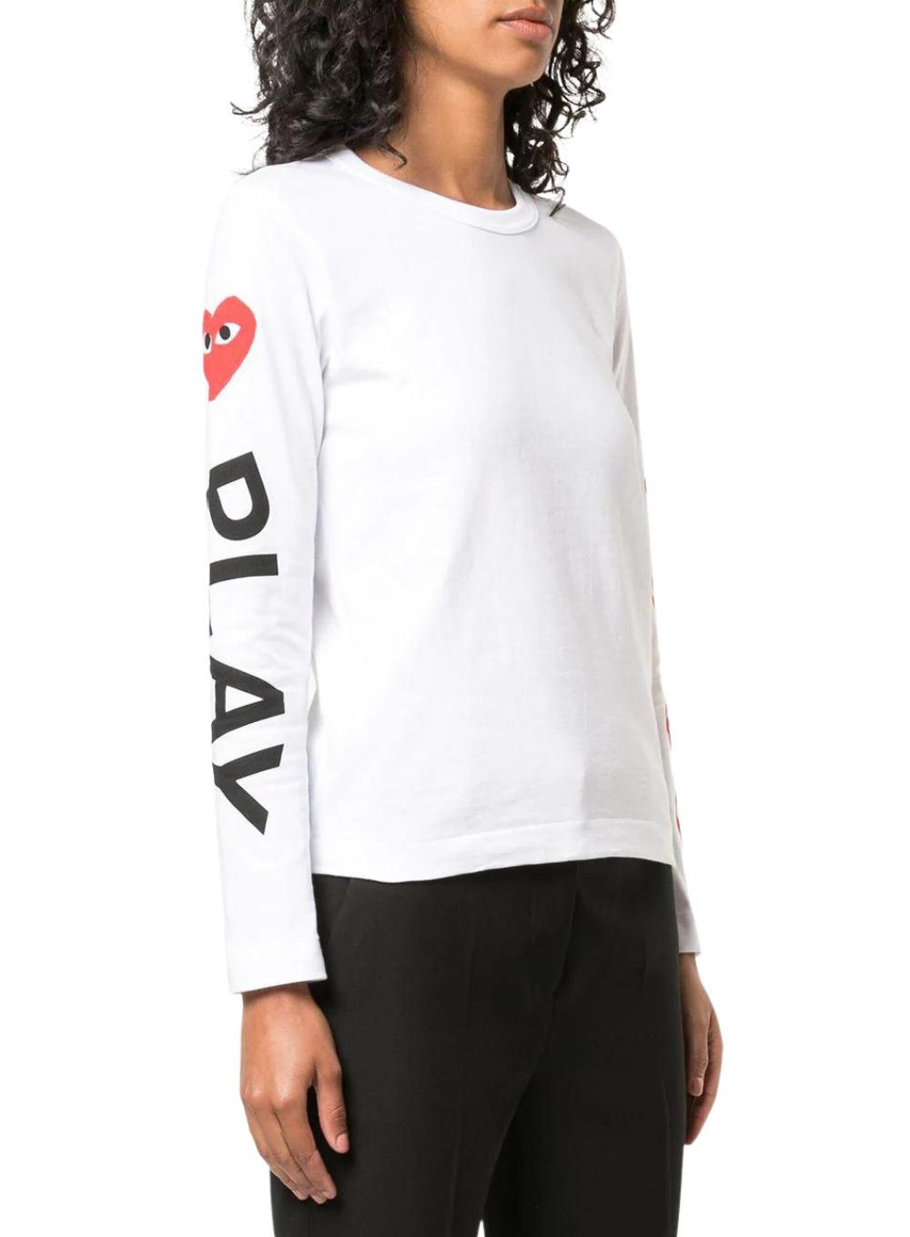 COMME DES GARÇONS PLAY | Women's Long Sleeve Logo T-Shirt – Joan Shepp