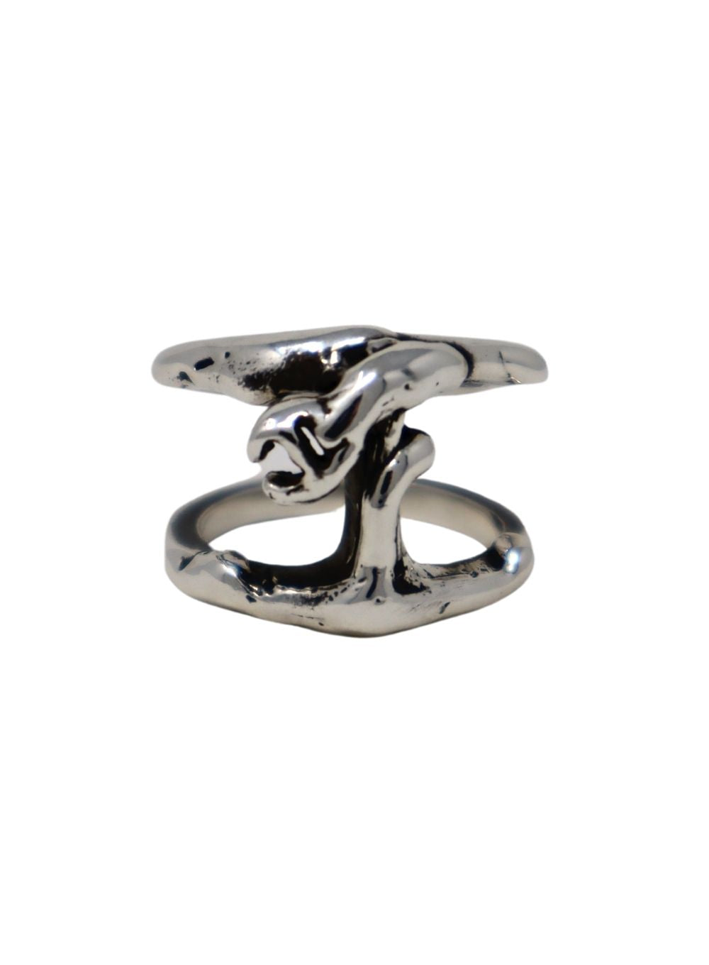 HOORSENBUHS | Sacred Melted Phantom Ring in Sterling Silver