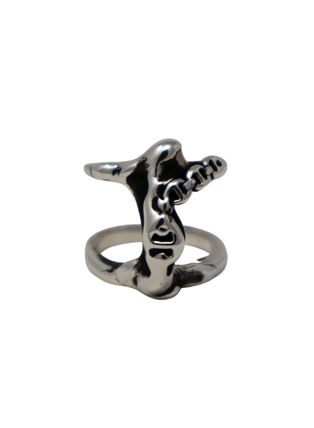 HOORSENBUHS | Sacred Melted Phantom Ring in Sterling Silver