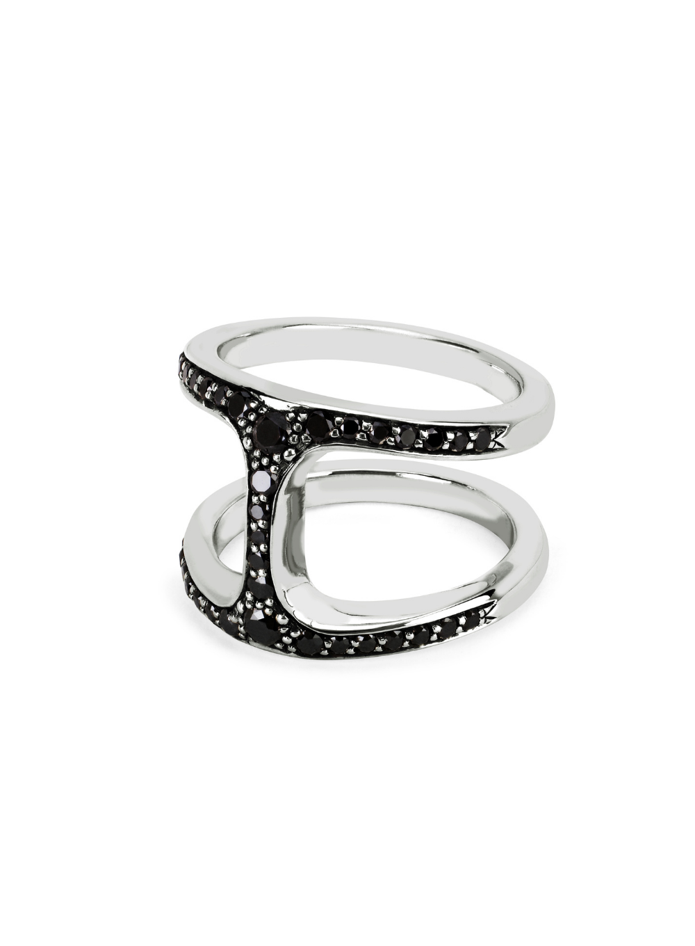 HOORSENBUHS | Dame Phantom with Black Diamonds Ring in HOORSENBUHS | Dame Phantom with Black Diamonds Ring in